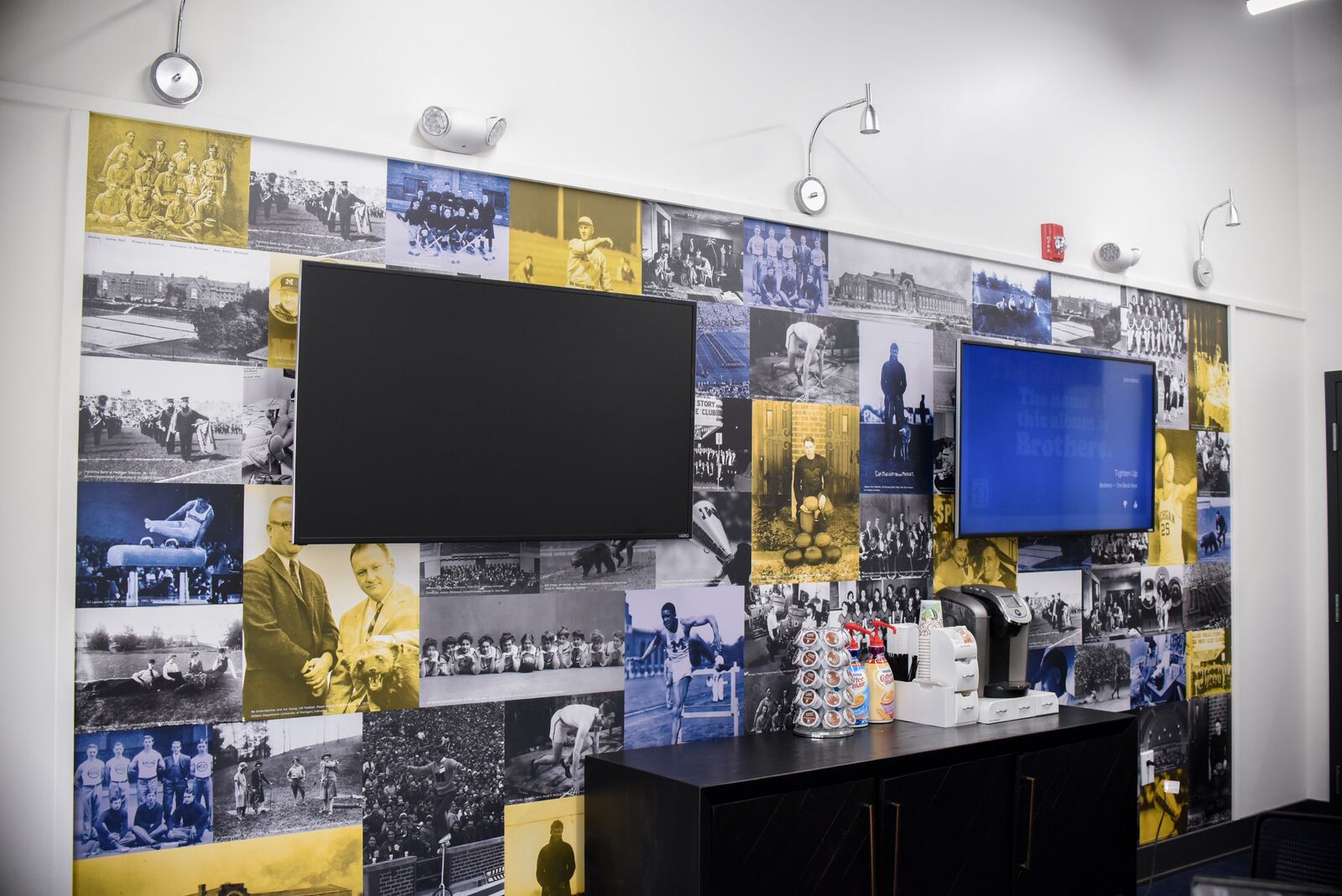 leasing office coffee bar university of michigan sports collage